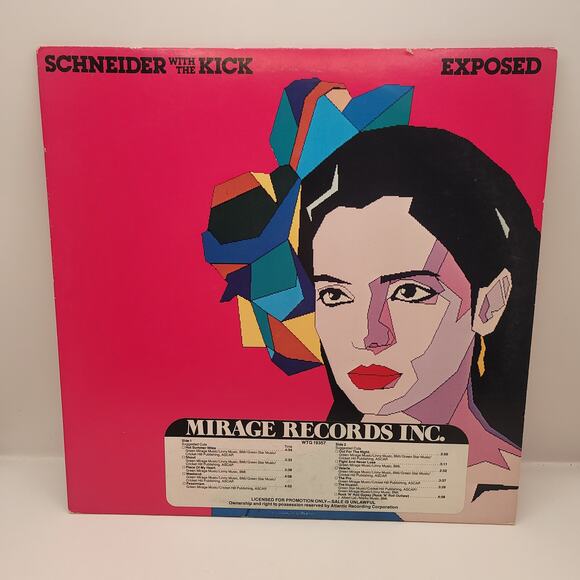 Schneider with the Kick Exposed Vinyl Record 1982 - Picture 1 of 6